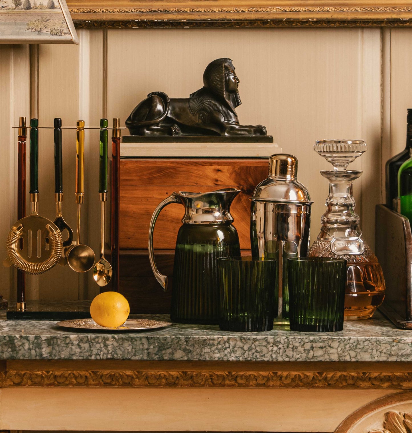 Emerald Green Glass Tumbler Joanna Wood Shop