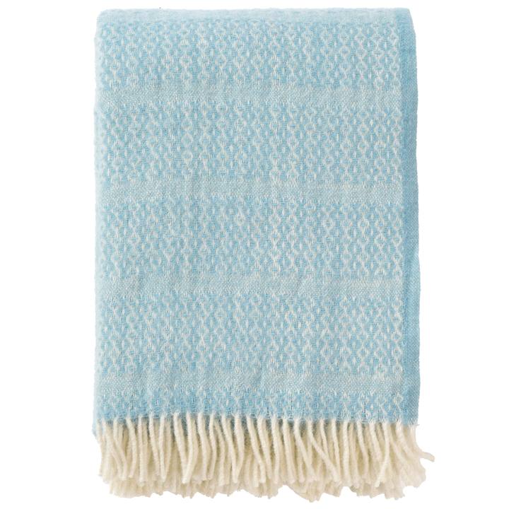 Pale Blue Woven Throw Not specified