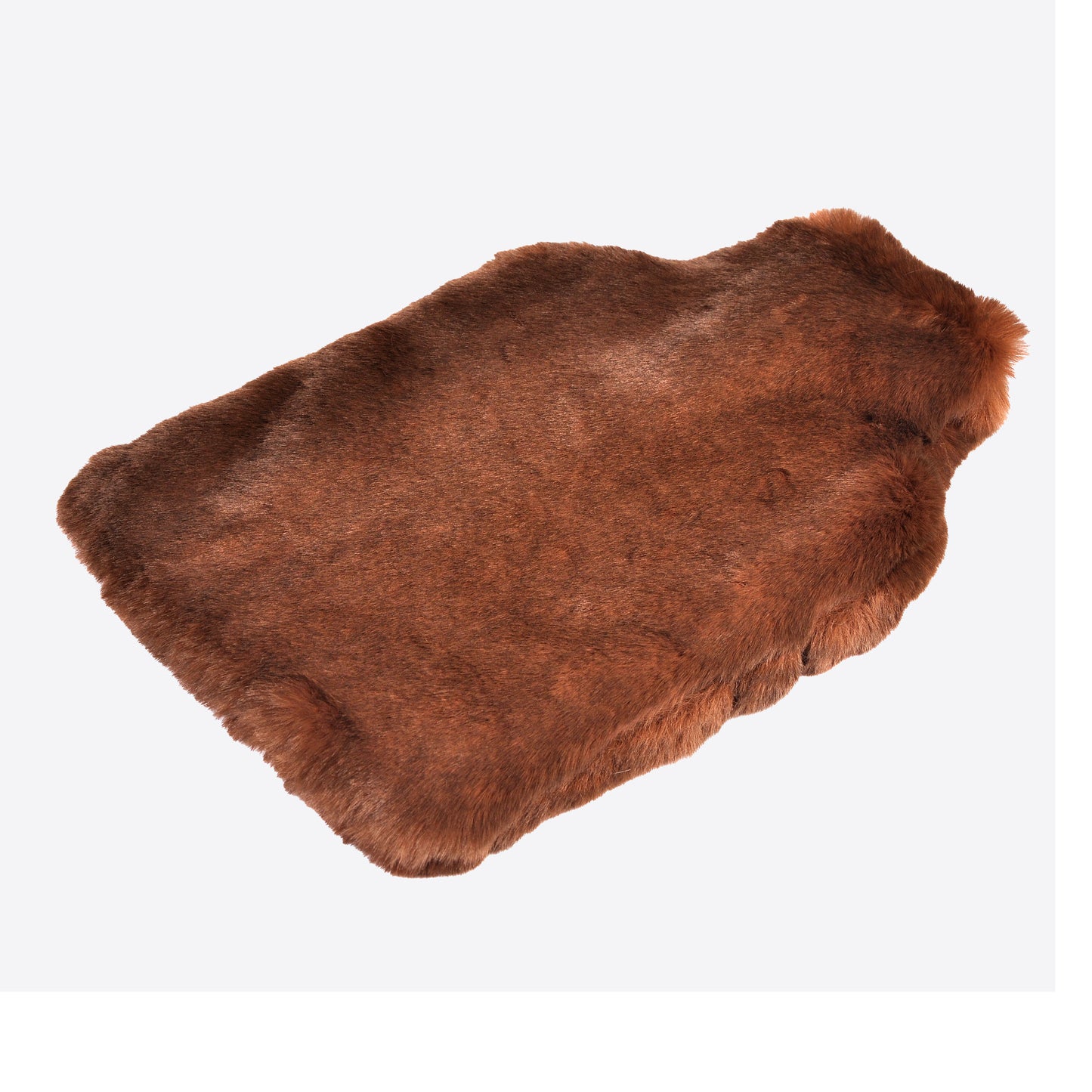 Dark Brown Faux Fur Hot Water Bottle Not specified