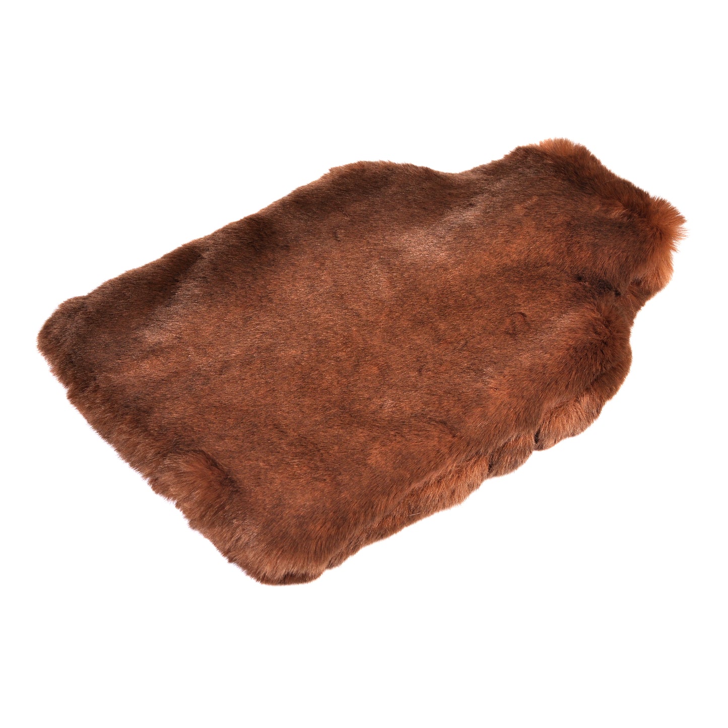Dark Brown Faux Fur Hot Water Bottle Not specified
