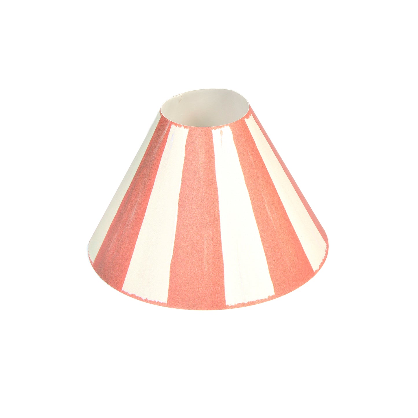 Terracotta Stripe Candle Shade Not specified