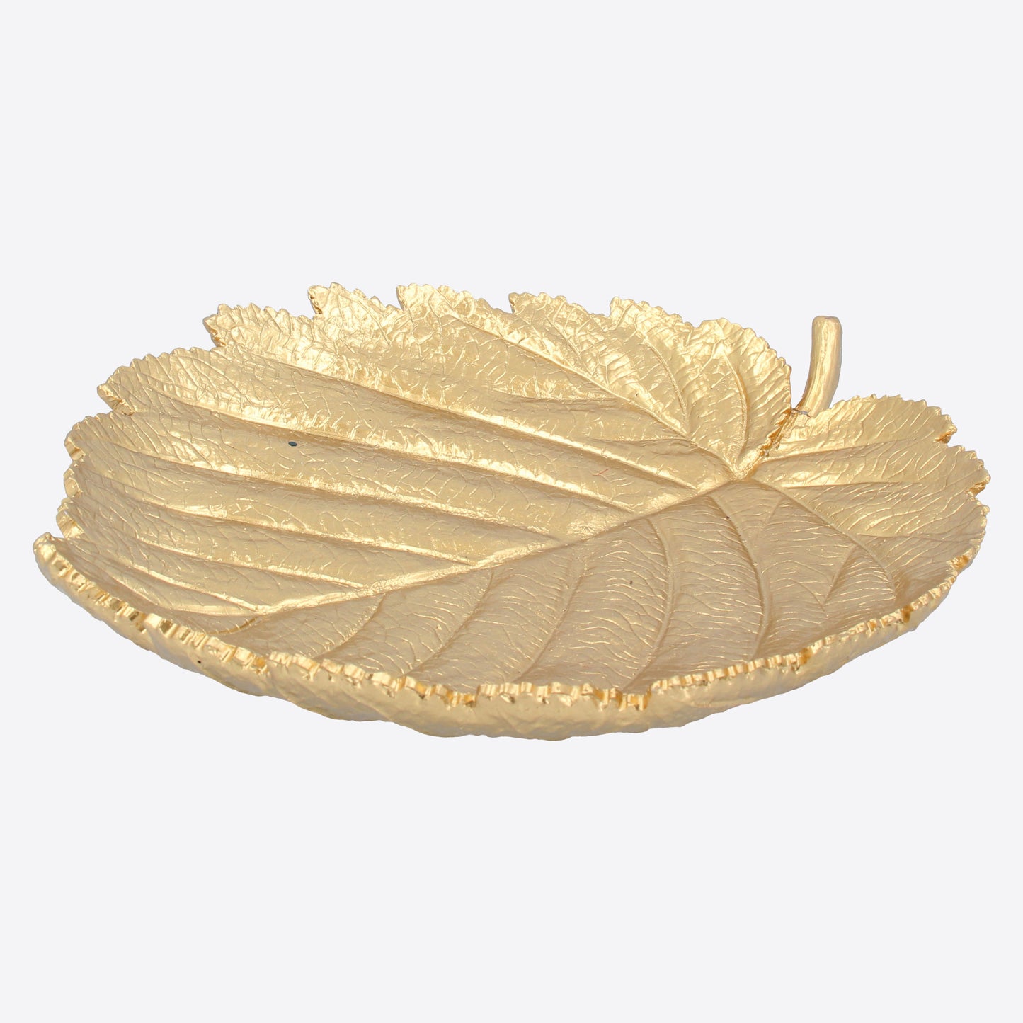 Gold Resin Leaf Dish Not specified