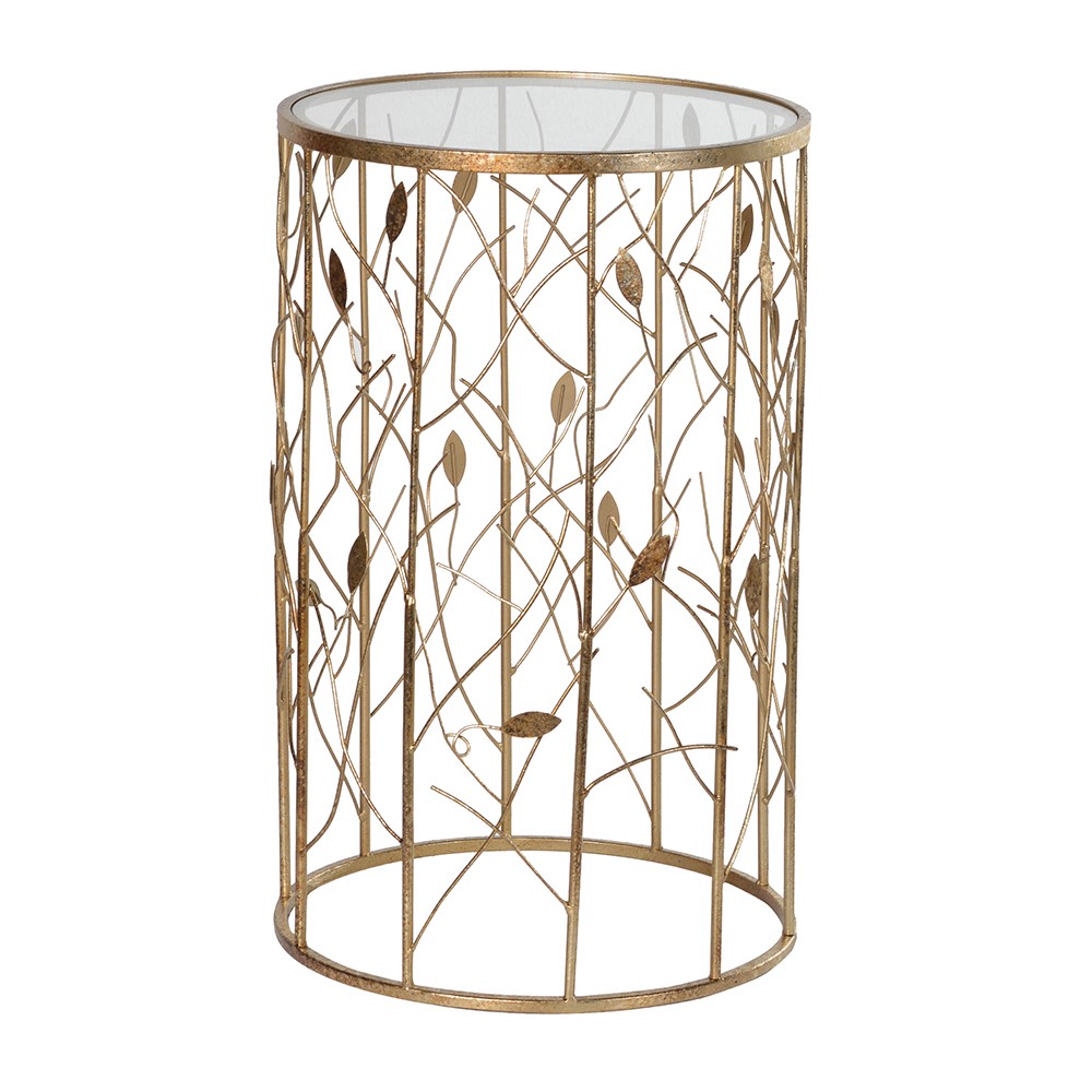 Gold Leaves Side Table Joanna Wood Shop