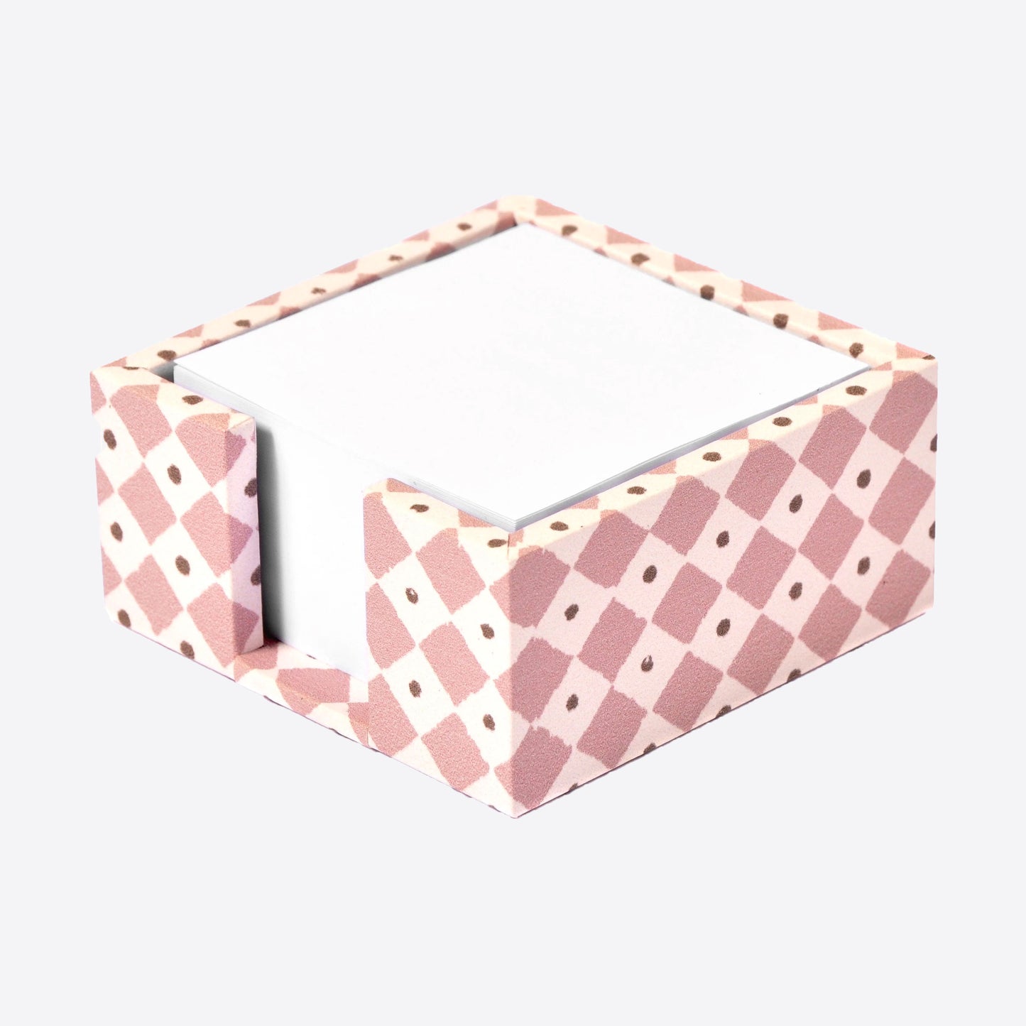 Diamond Dot Rose Memo Block Joanna Wood Shop