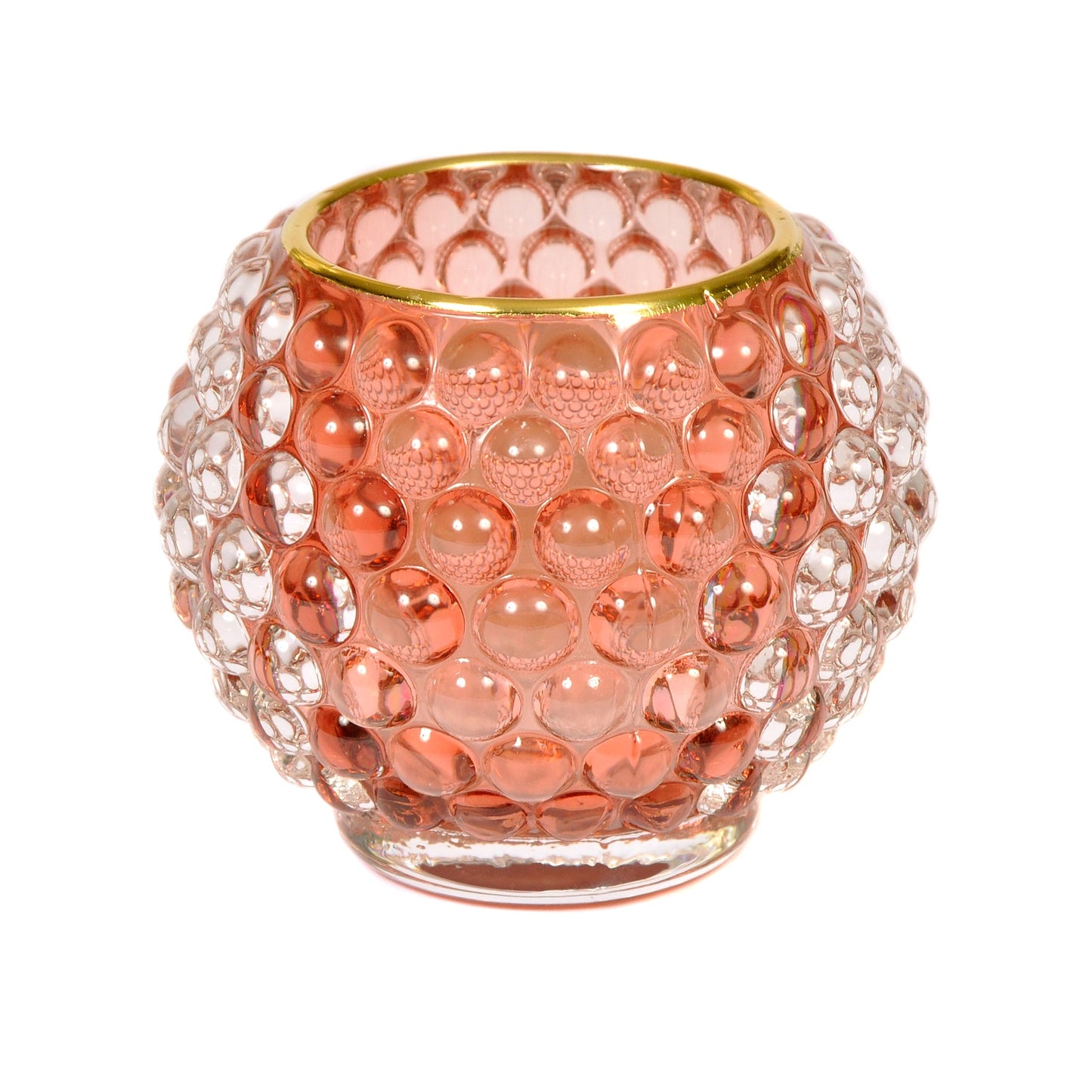 Pink Bubble Glass Tealight Holder Joanna Wood Shop