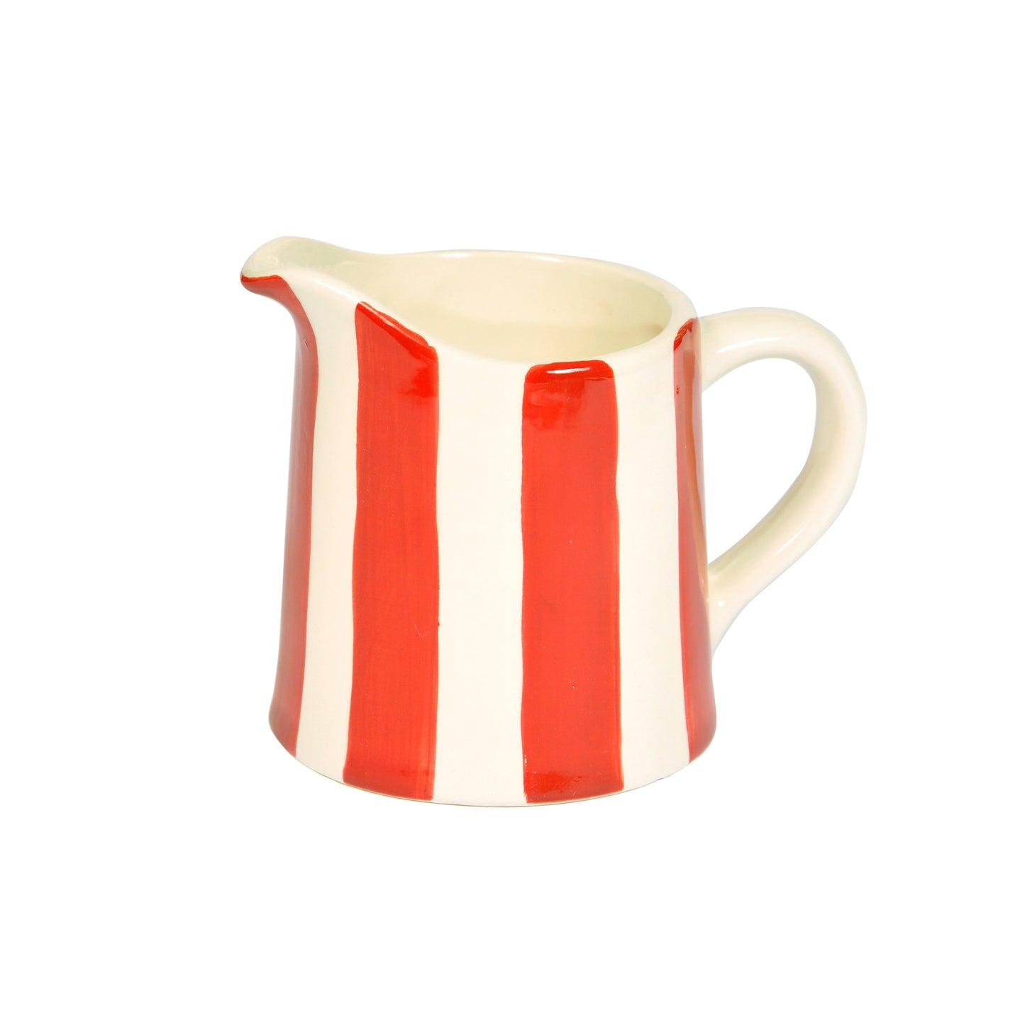 Red Stripe Ceramic Milk Jug Joanna Wood Shop