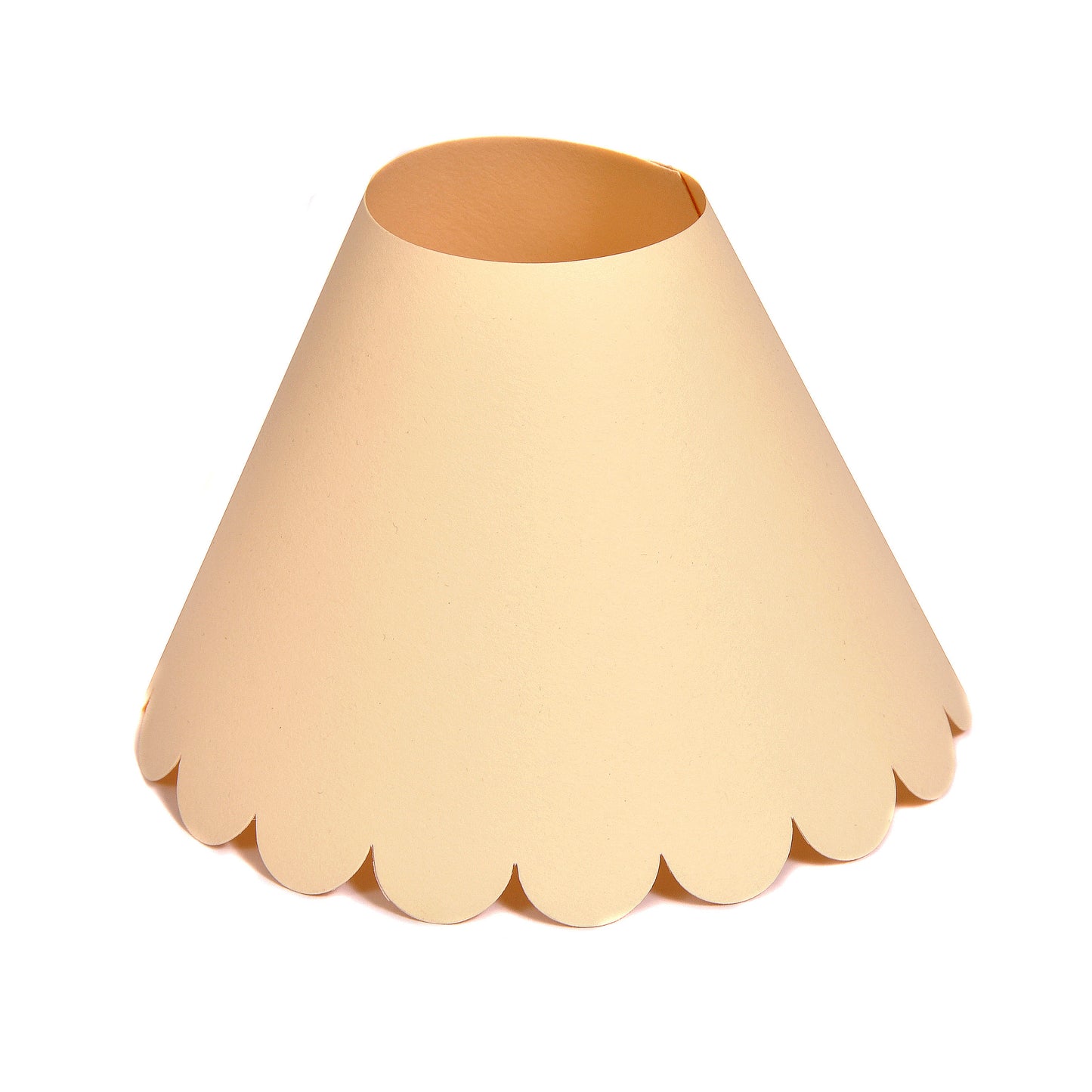 Ivory Scallop Edge Candle Shade Joanna Wood Shop