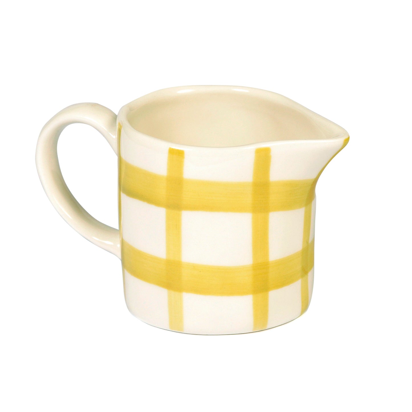 Yellow Check Mini Jug Joanna Wood Shop