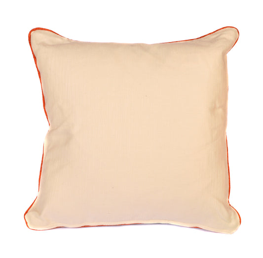 Blue Floral Linen Cushion with White Linen Back Joanna Wood Shop
