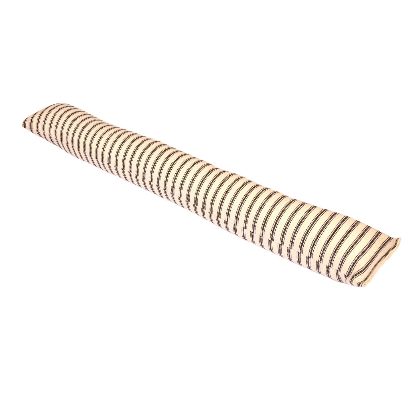 Black Ticking Draught Excluder Small