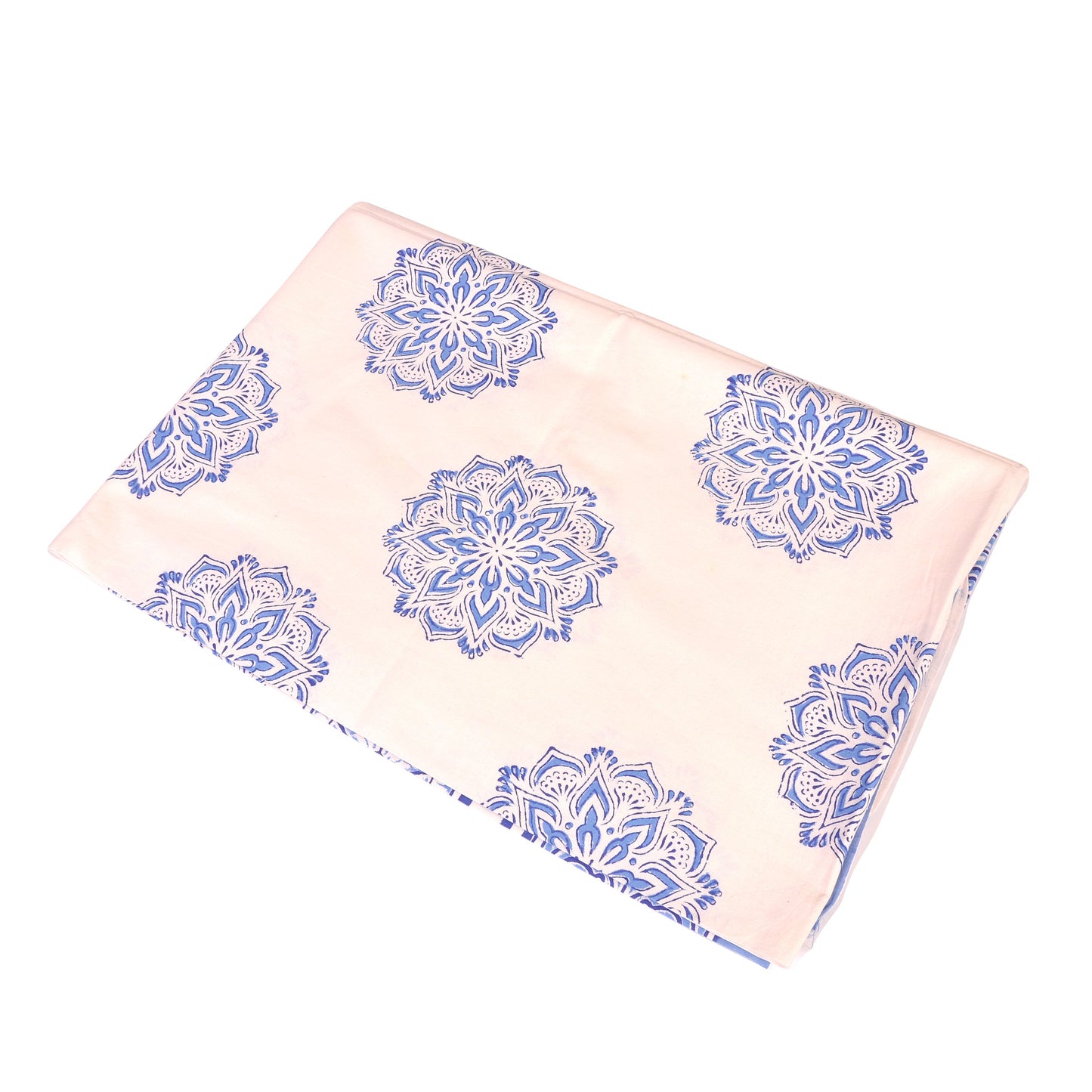 Blue Medallions Cotton Tablecloth Joanna Wood Shop