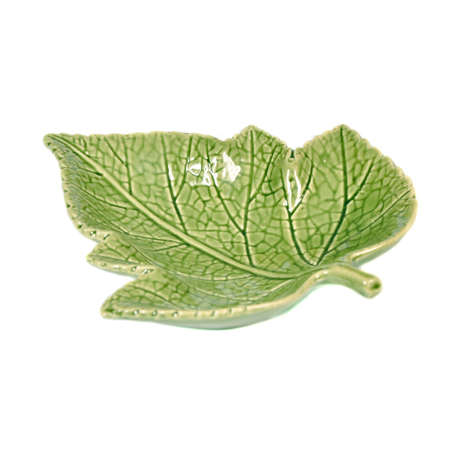 Green Ceramic Vine Leaf Joanna Wood Shop
