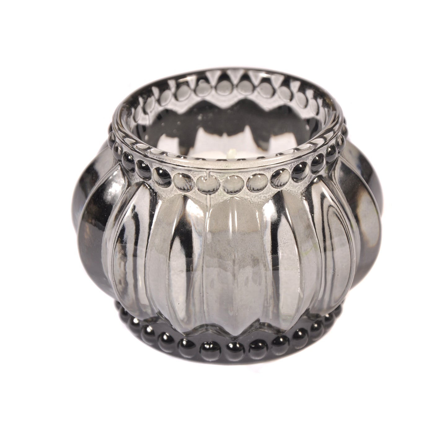 Grey Scalloped Tealight Holder Not specified