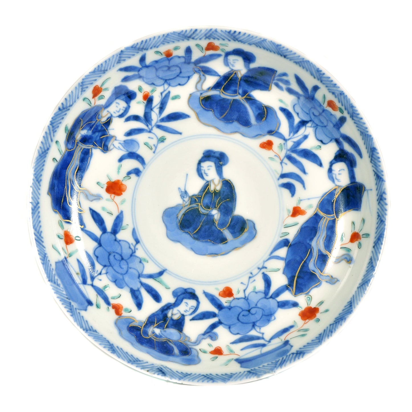 19th Century Chinese Eggshell Porcelain Saucer Not specified