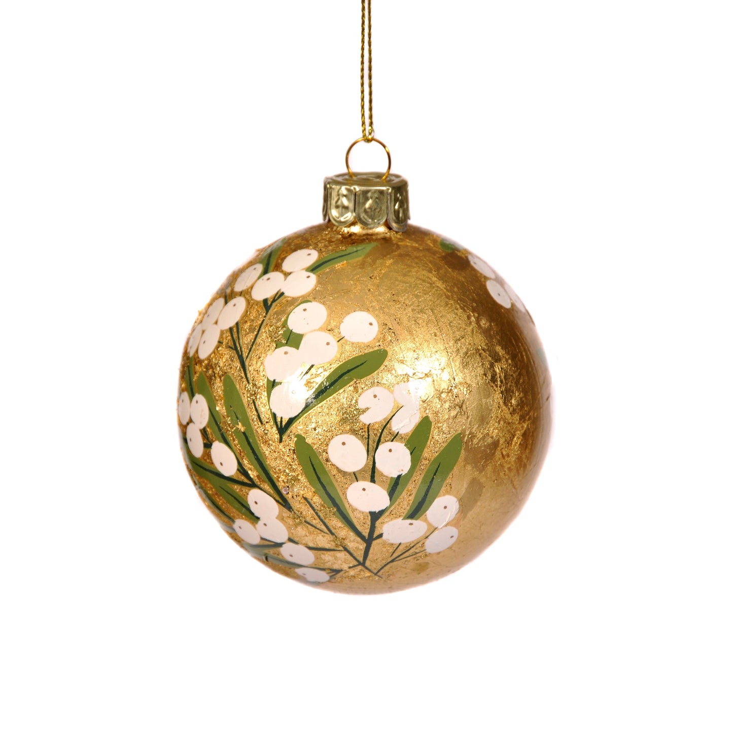 Gold Mistletoe Ball Not specified