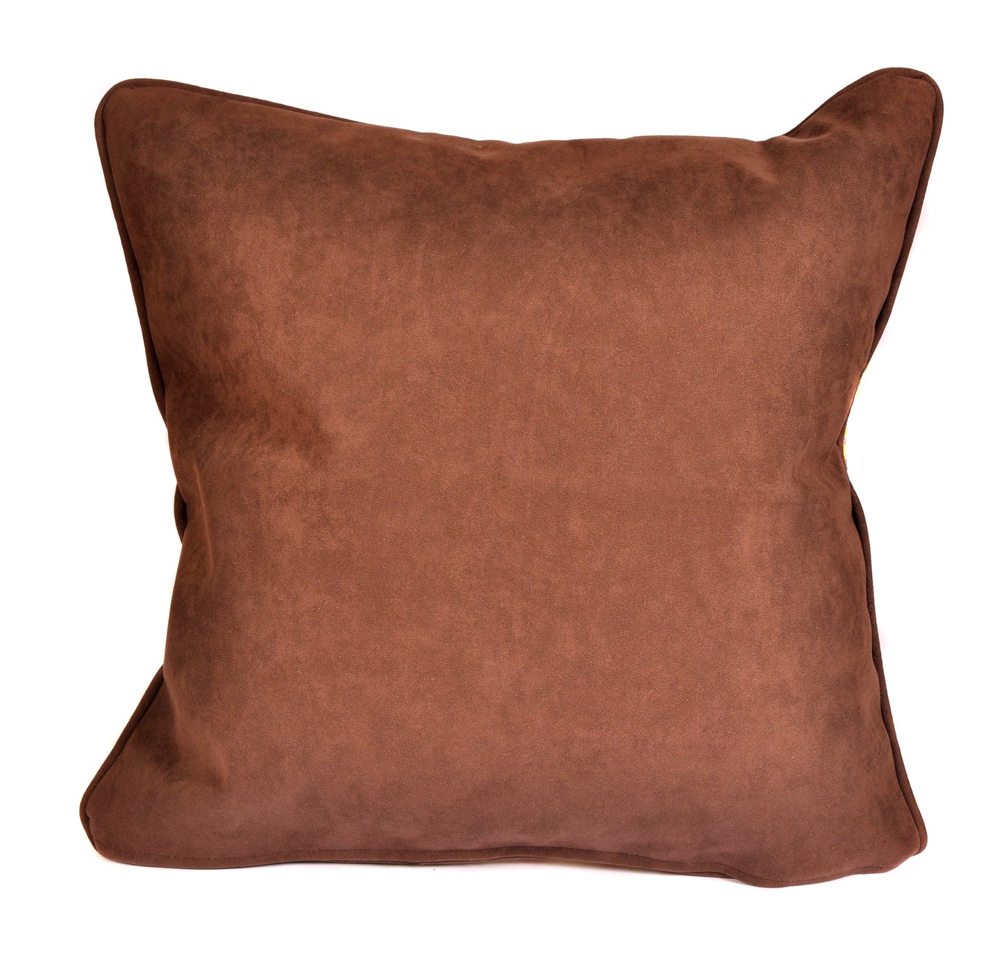 Lewis & Wood Zarafshan Lime Damson Cushion with Suede Back Joanna Wood Shop