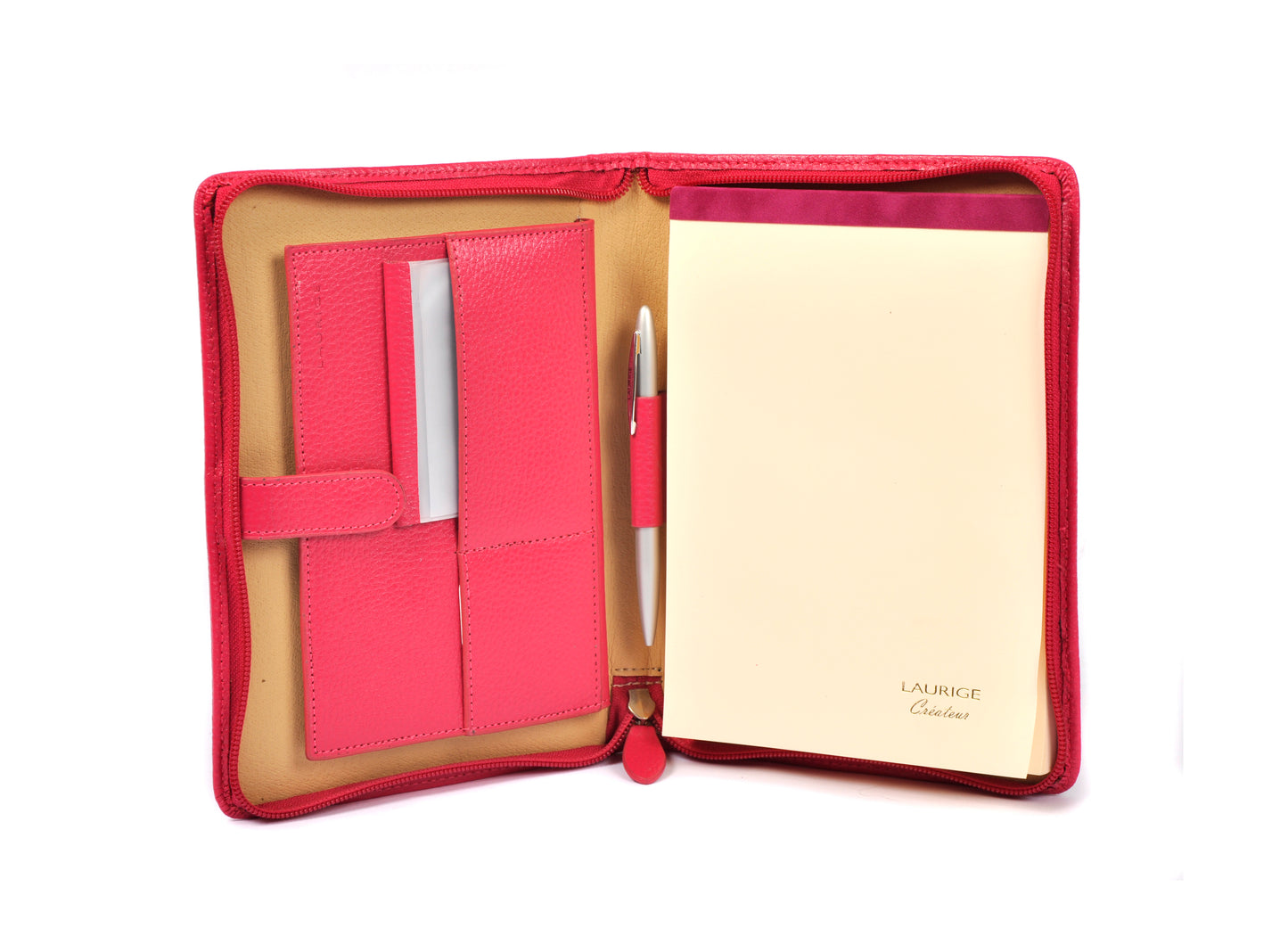 Leather A5 Organiser Fuchsia Joanna Wood Shop