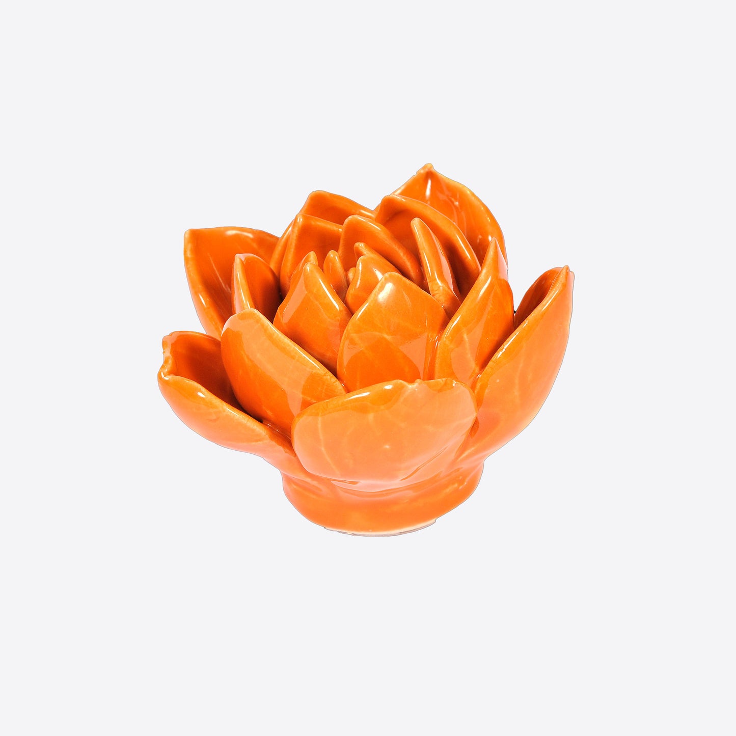 Orange Ceramic Flower Joanna Wood Shop