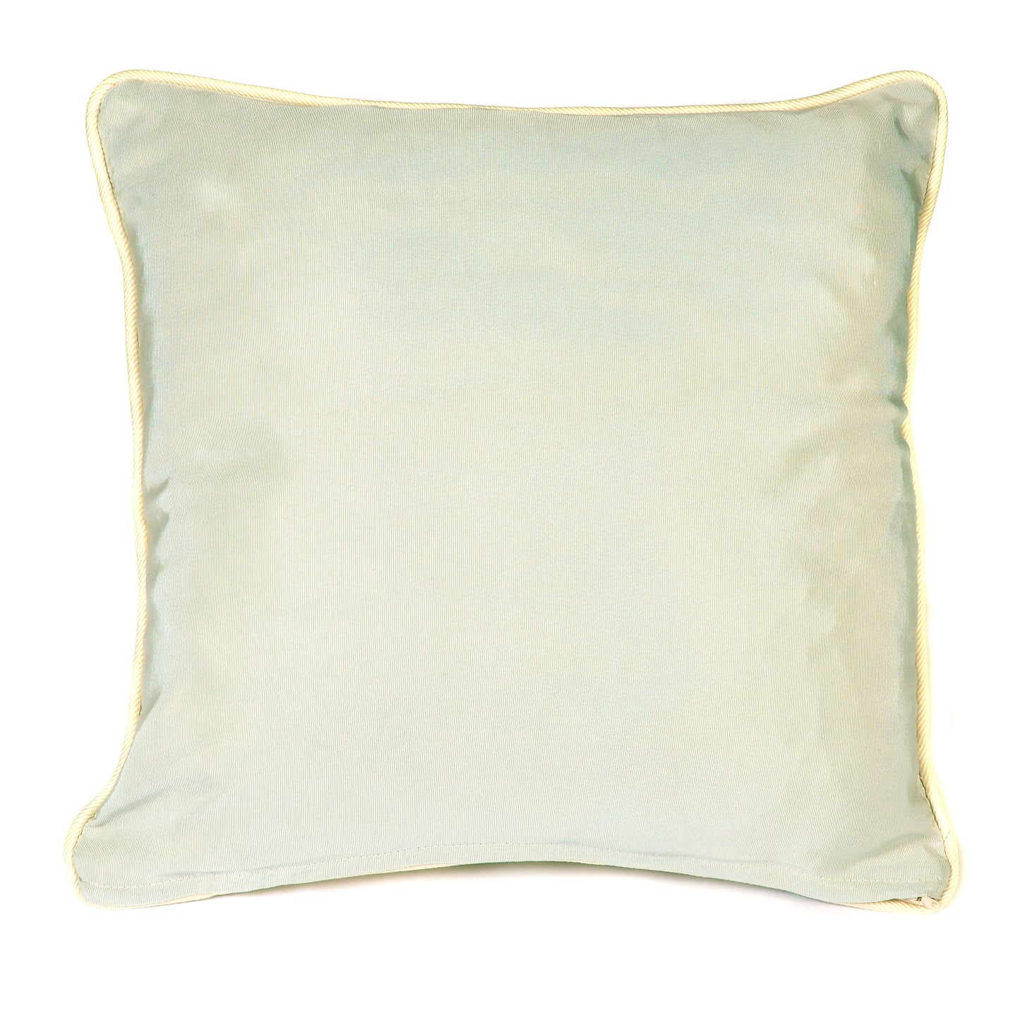 Embroidered Floral Butterfly Cushion with Blue Grosgrain Back Joanna Wood Shop