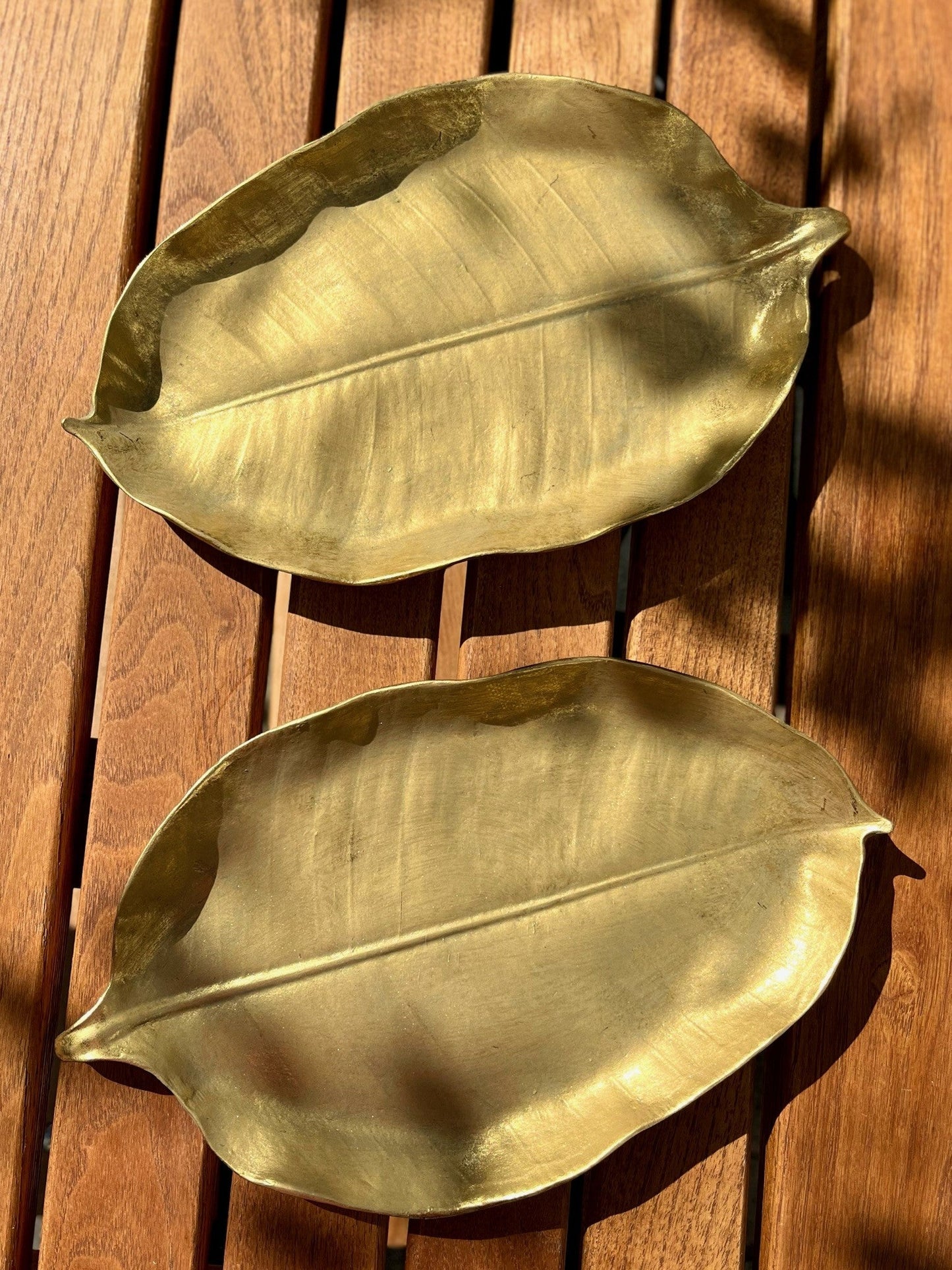 Gold Resin Leaf Plate Joanna Wood Shop