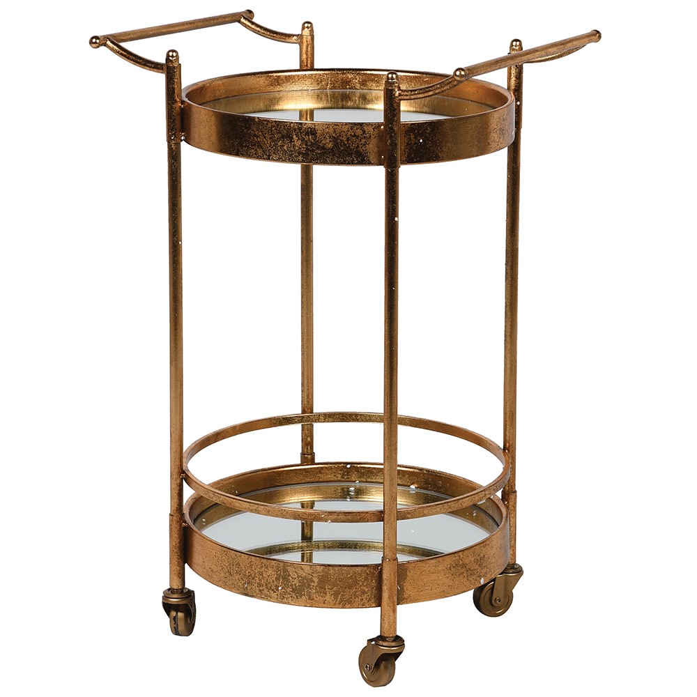 Gold Mirror Drinks Trolley Joanna Wood Shop