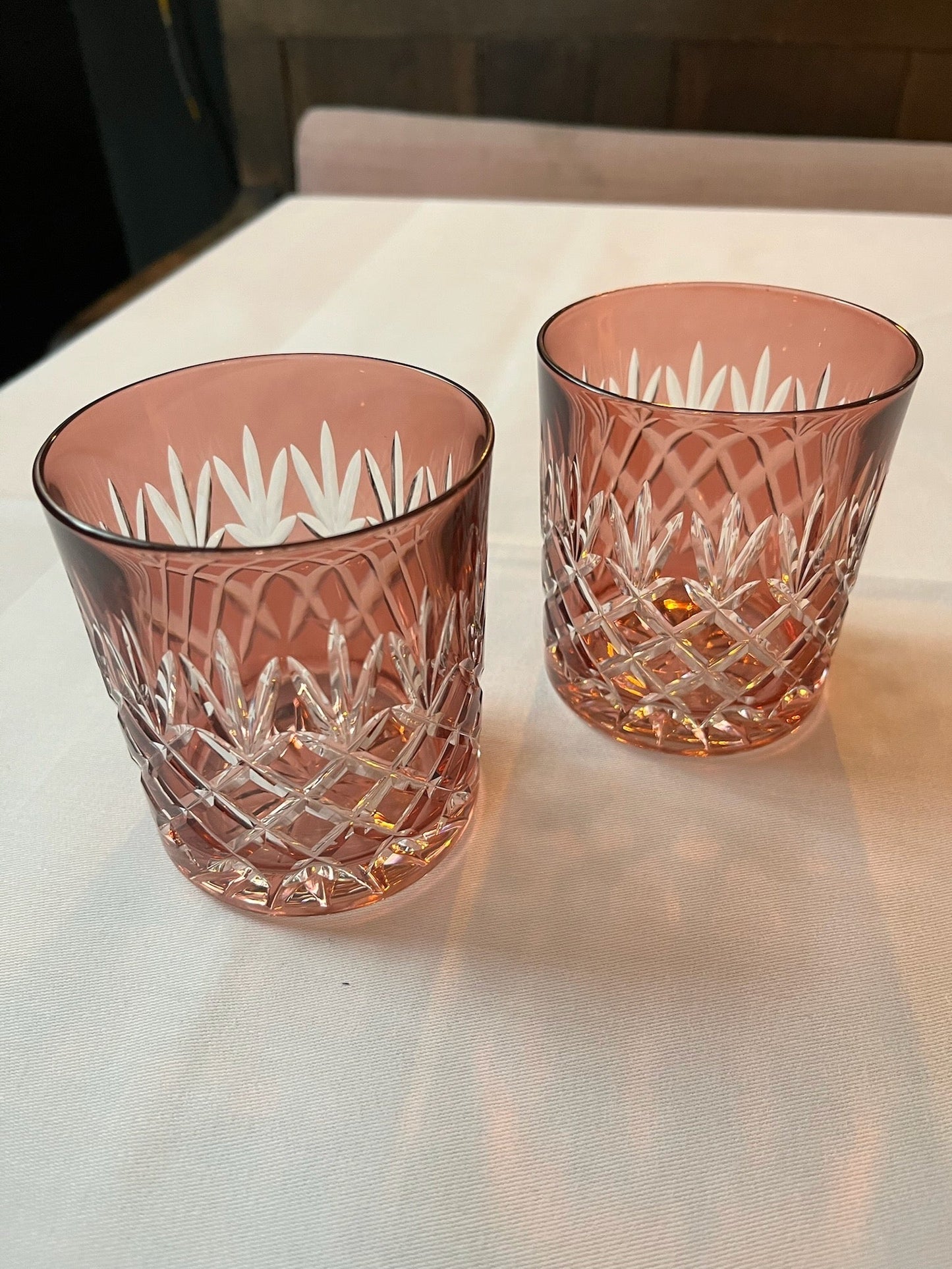 Cranberry Crystal Tumbler Joanna Wood Shop