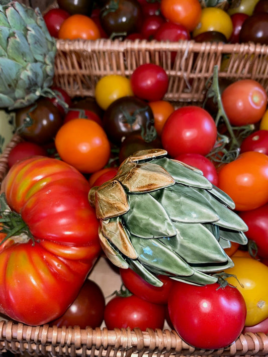 Green Ceramic Artichoke Not specified