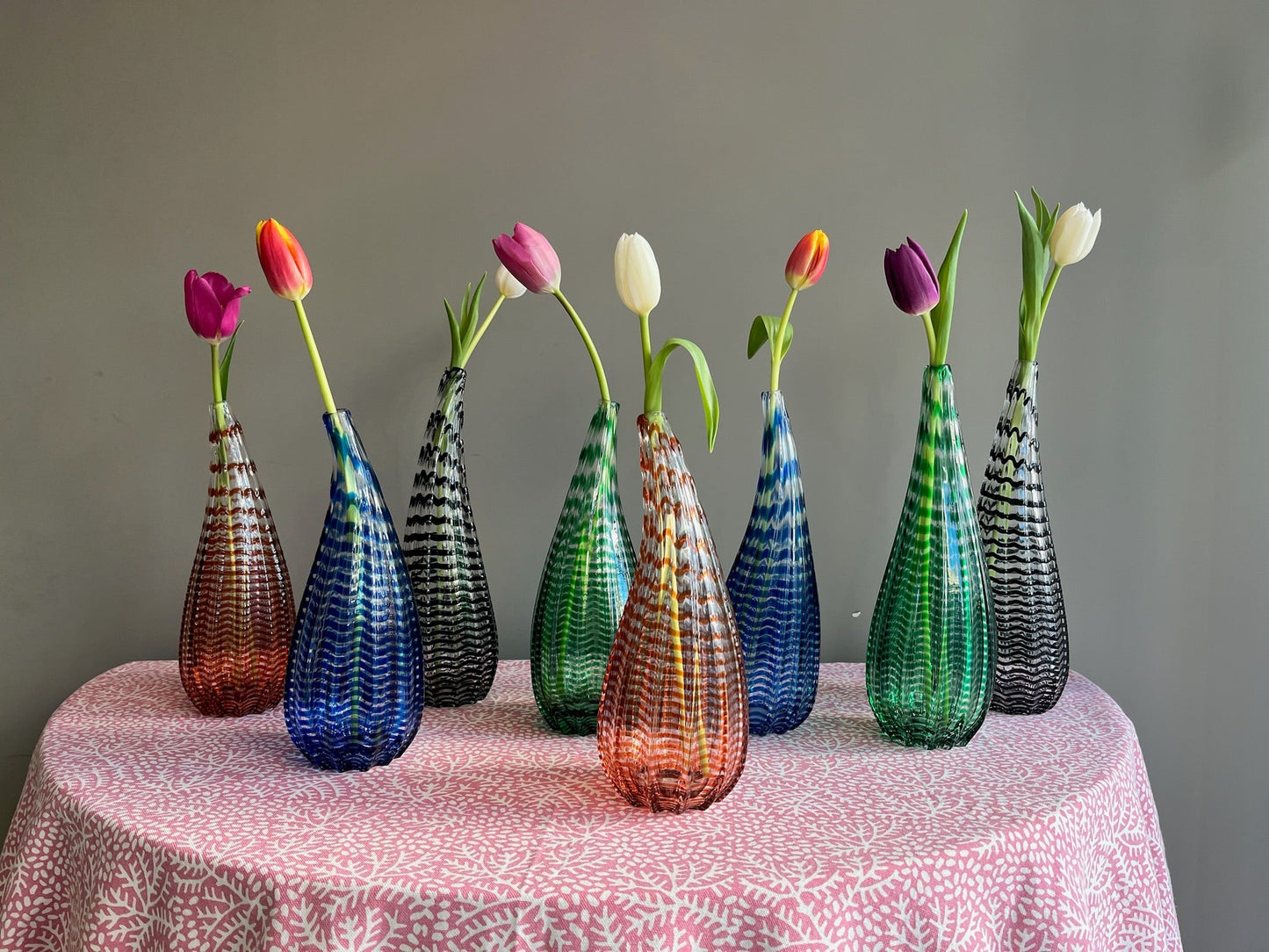 Violet Striped Vase Joanna Wood Shop