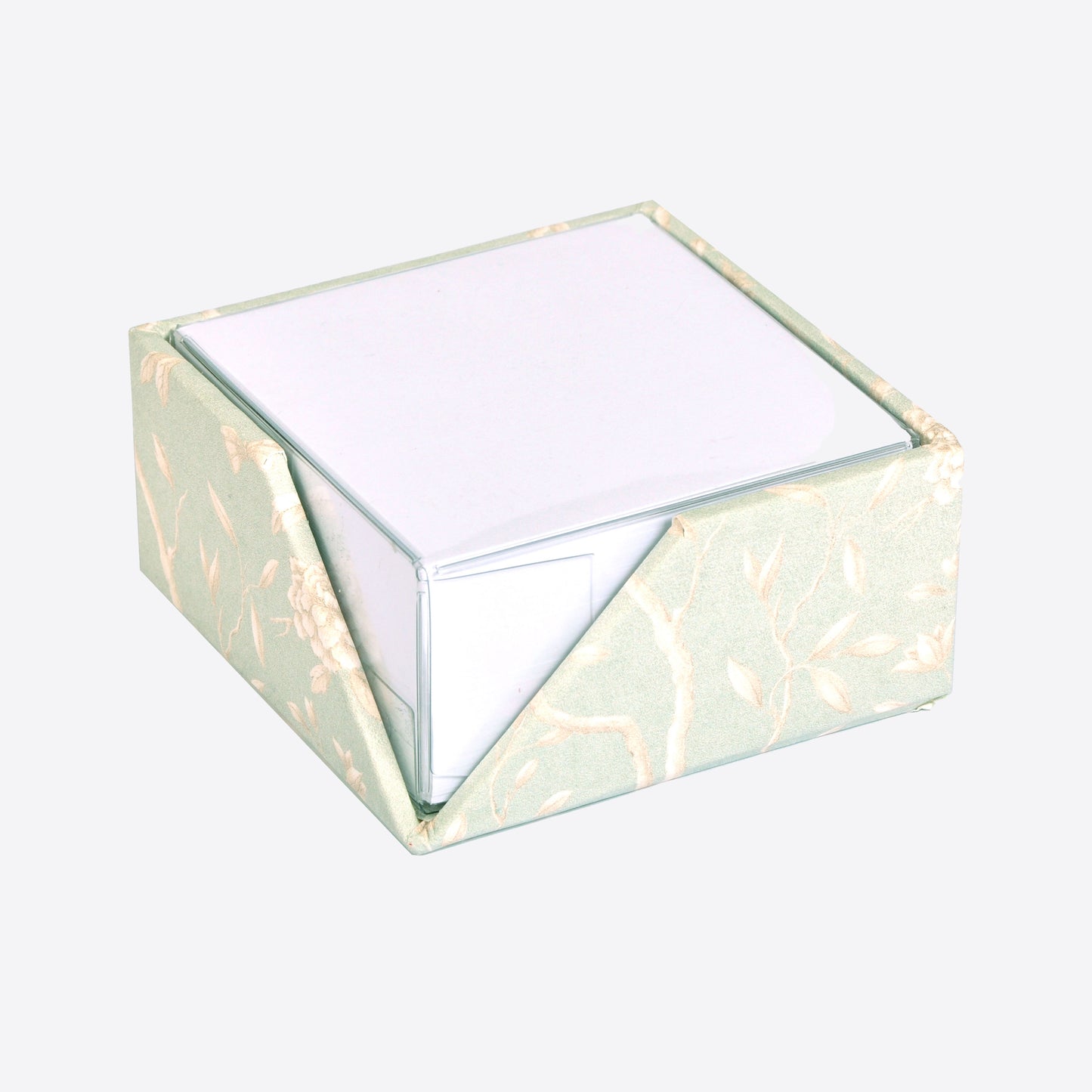 Jasper Peony Green Glaze Memo Block Joanna Wood Shop