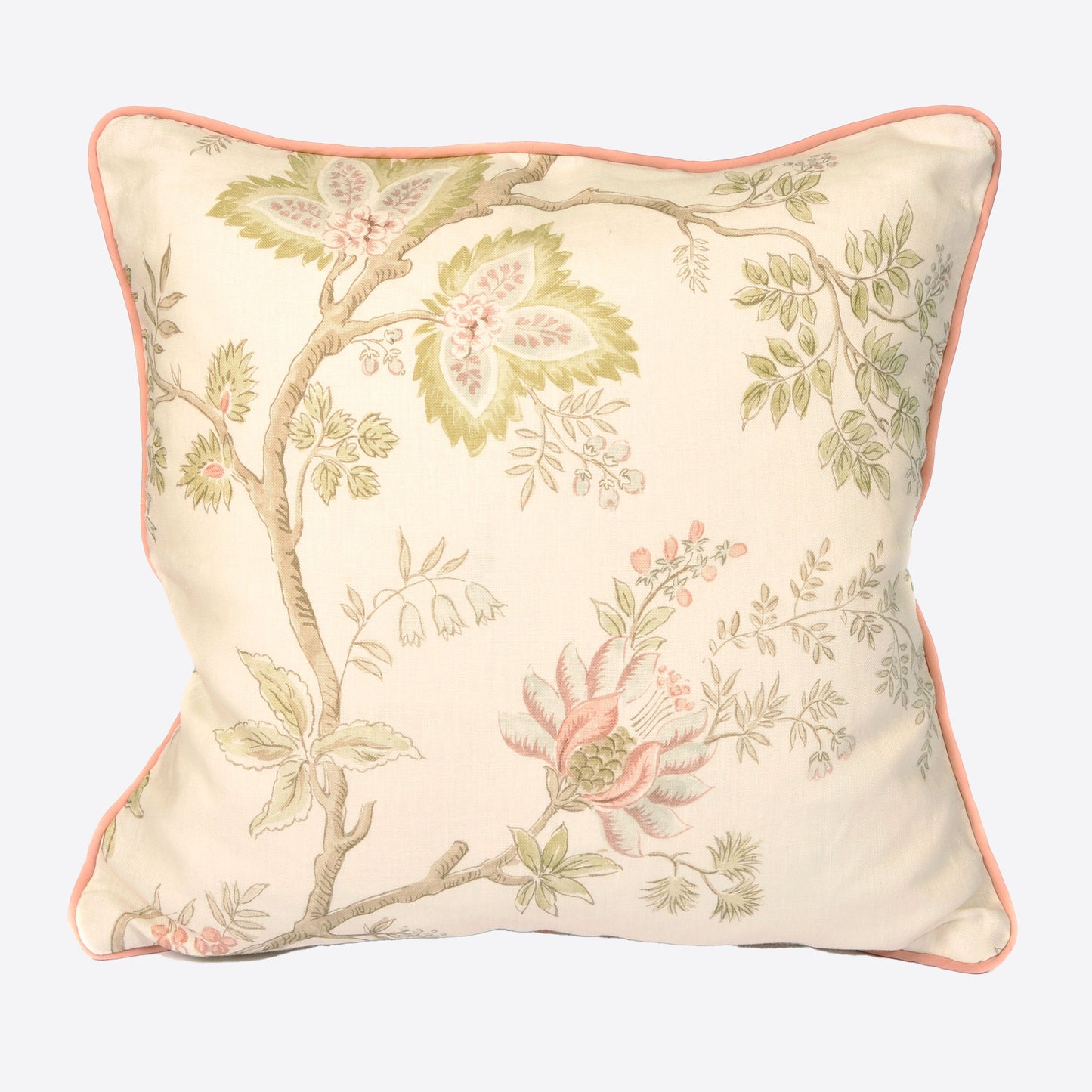 Indienne Cushion with Check Silk Back Joanna Wood Shop