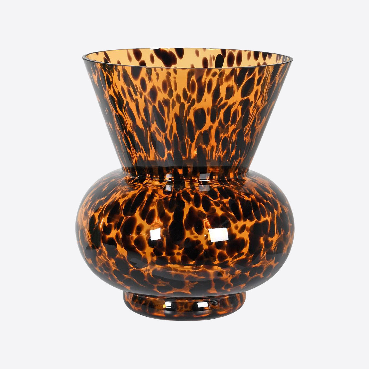 Tortoiseshell Large Glass Vase Joanna Wood Shop
