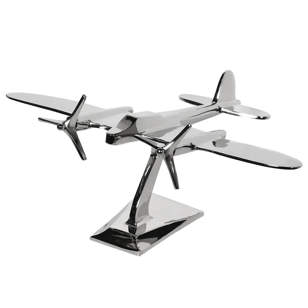 Nickel Aeroplane on Stand Joanna Wood Shop