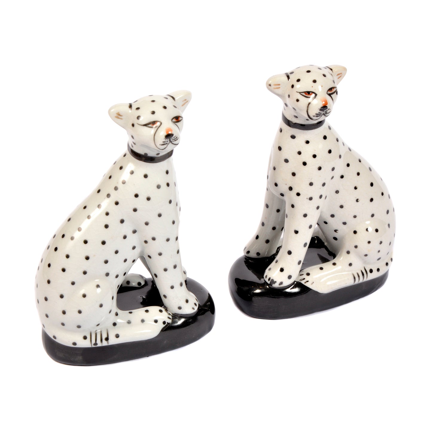 Pair of Ceramic Leopards Joanna Wood Shop
