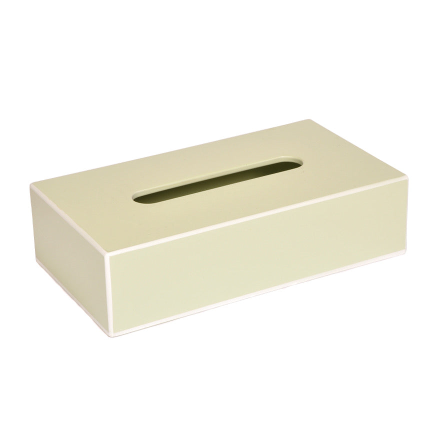 Sage Green Rectangle Tissue Box Joanna Wood Shop