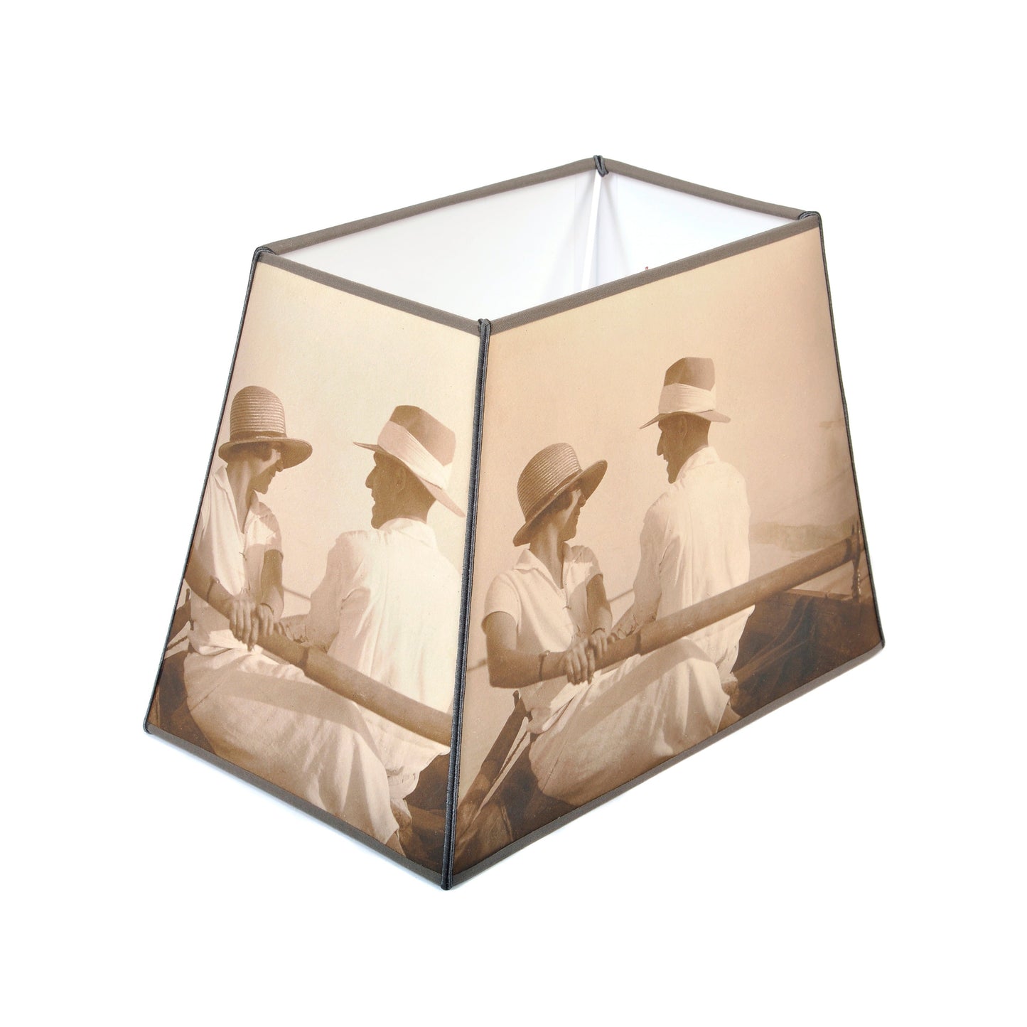 Vintage Photo Medium Rectangle Lampshade Joanna Wood Shop