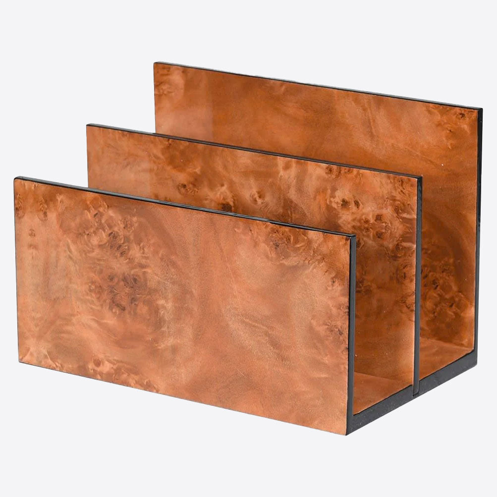 Walnut Burl Letter Rack joanna wood shop