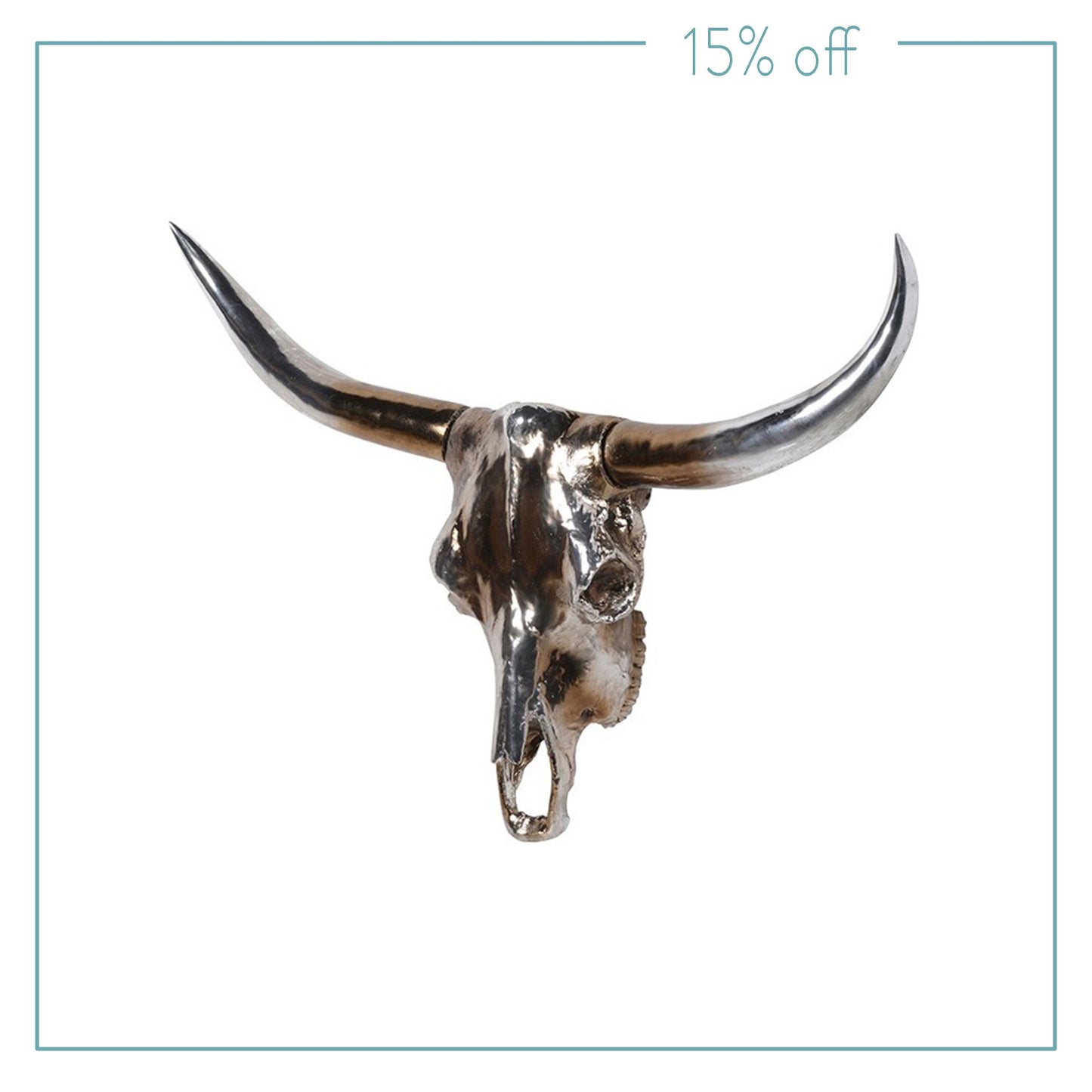 Silver Bull Wall Deco Joanna Wood Shop