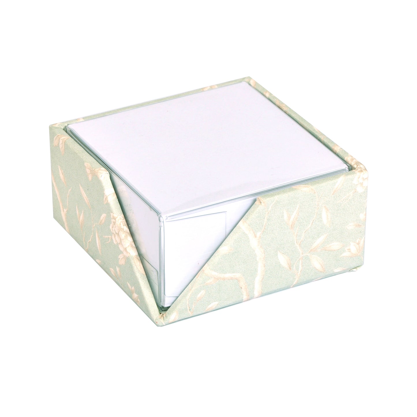 Jasper Peony Green Glaze Memo Block Joanna Wood Shop