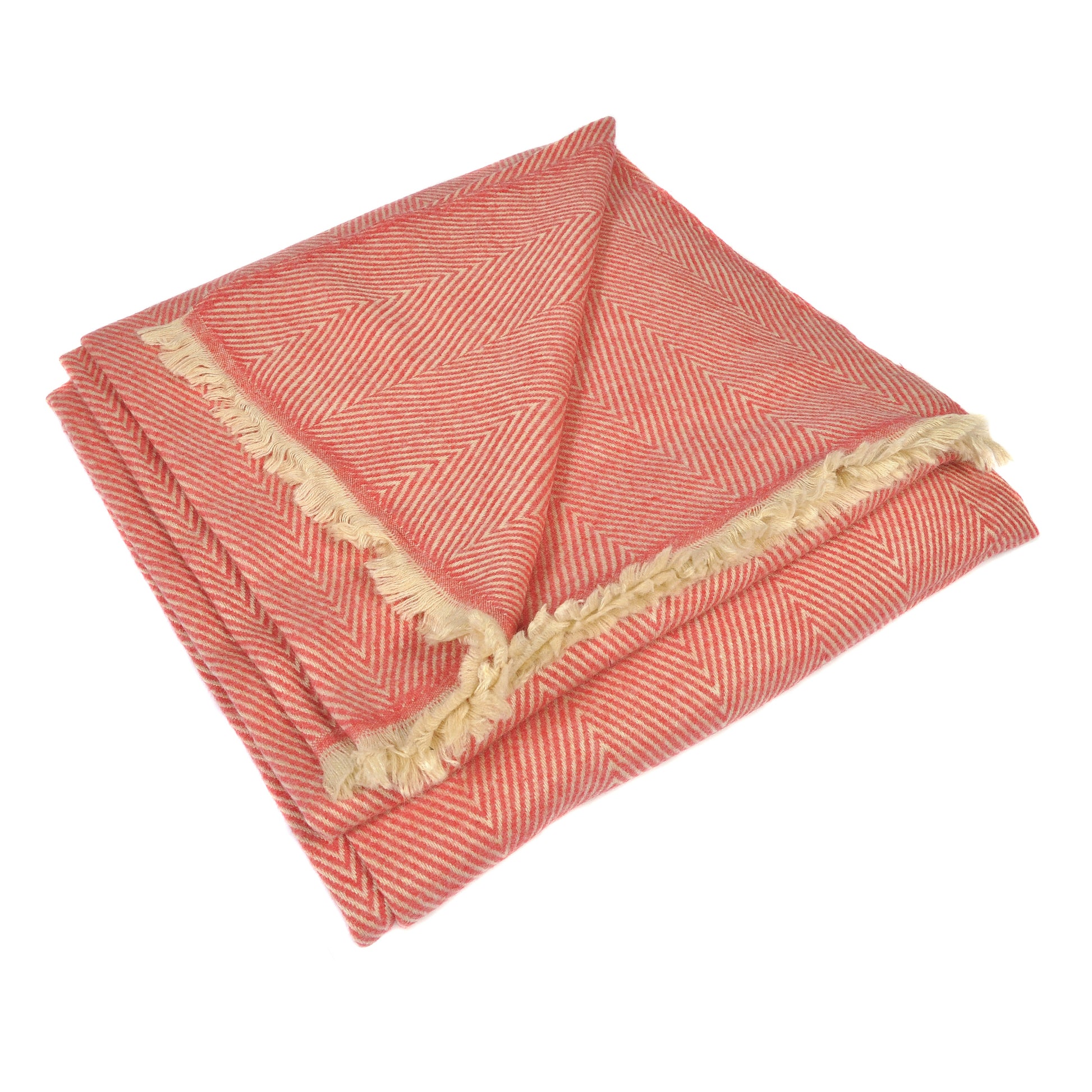 Dark Pink Cashmere Throw Joanna Wood Shop