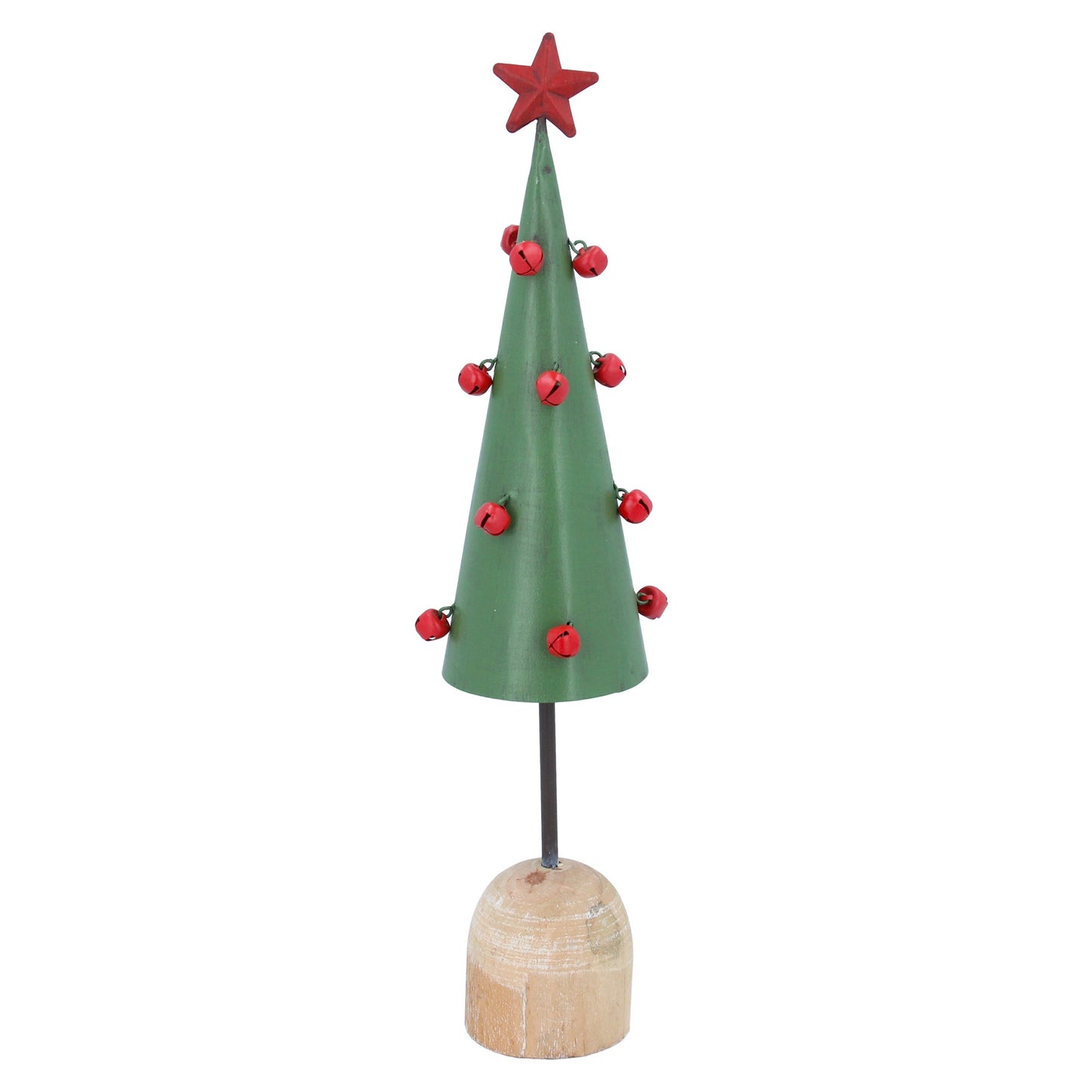 Green Metal Cone Tree Not specified