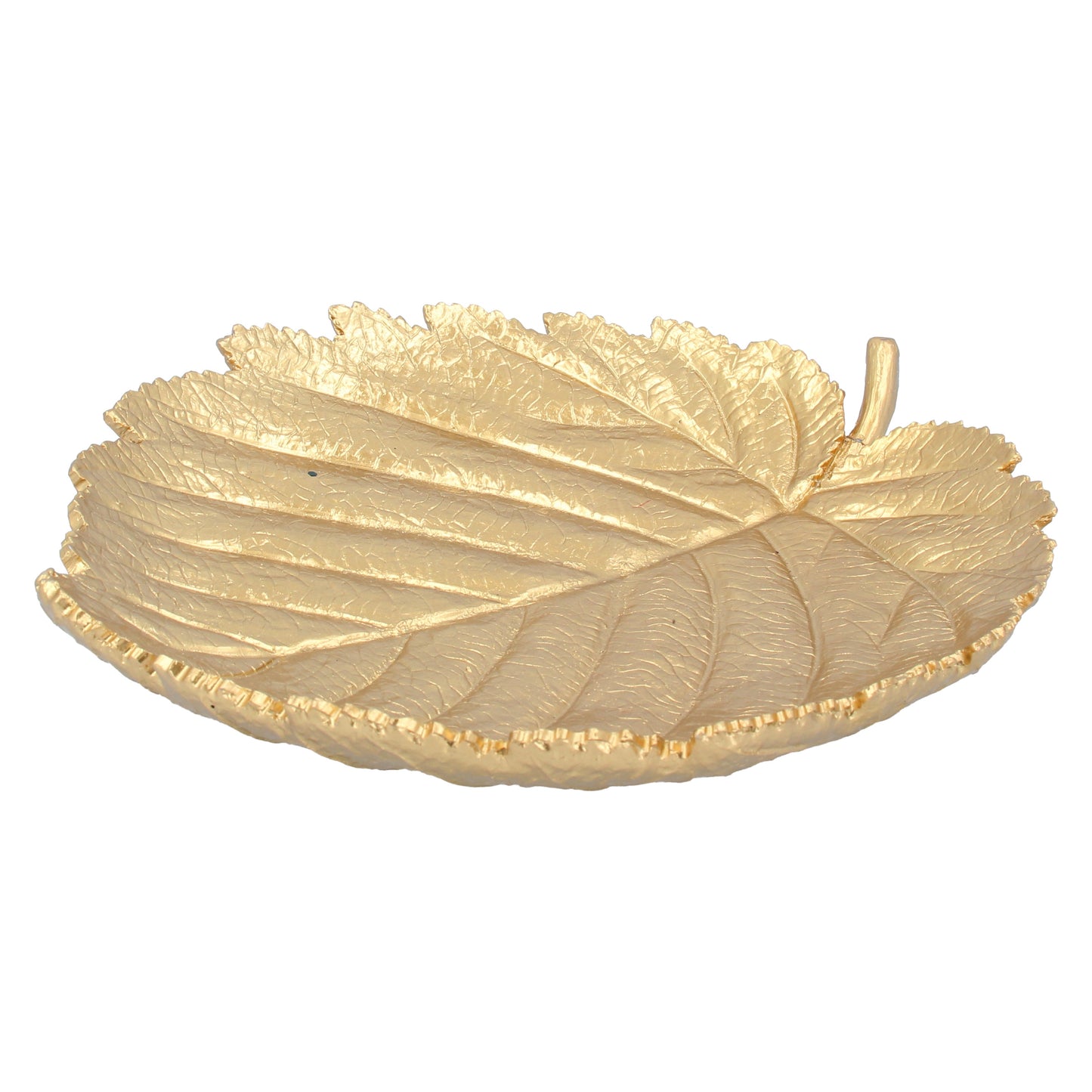 Gold Resin Leaf Dish Not specified