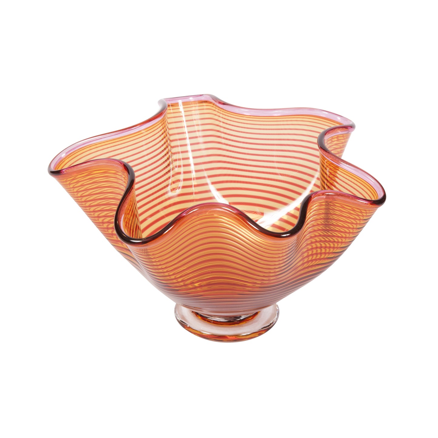Medium Amber Venetian Bowl Joanna Wood Shop