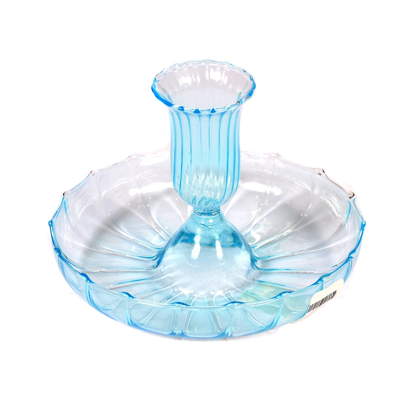 Blue Fluted Candlestick Joanna Wood Shop