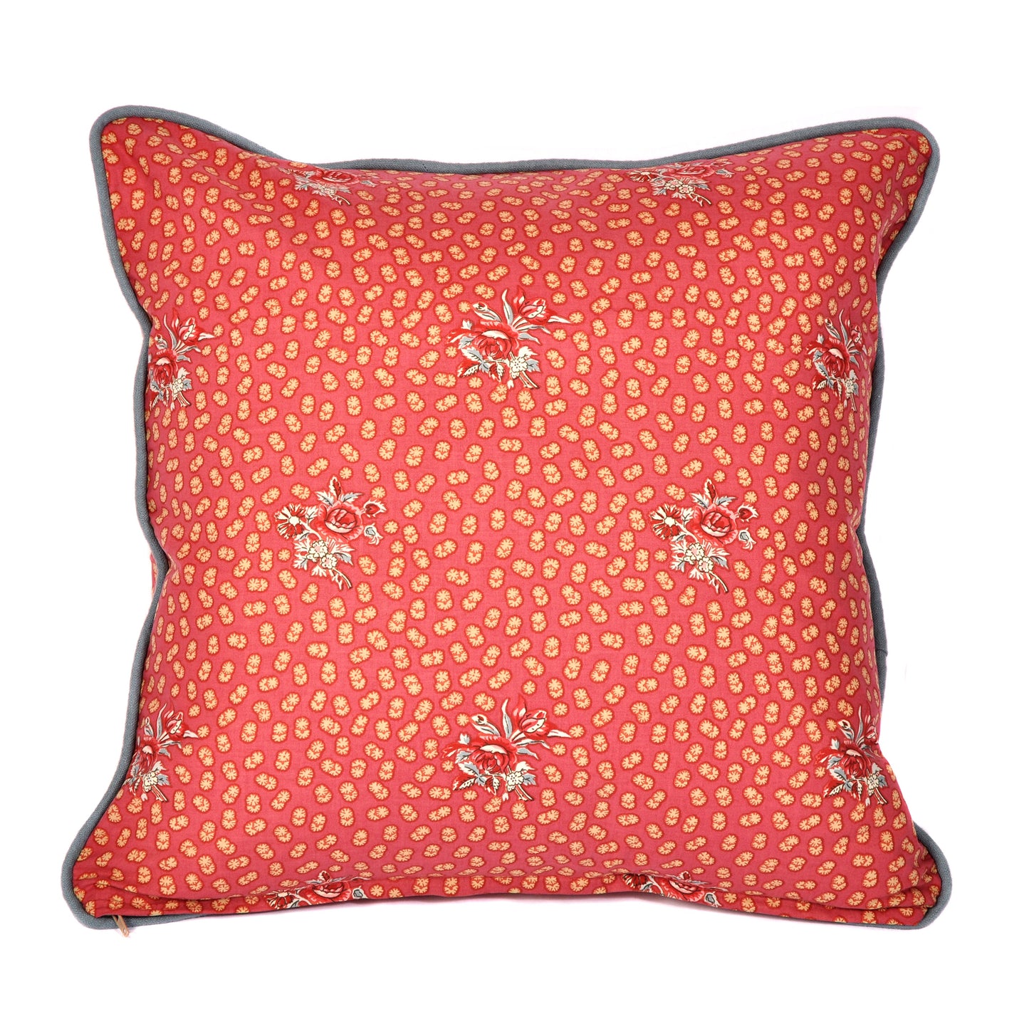Vintage Dark Pink Floral Cushion Not specified