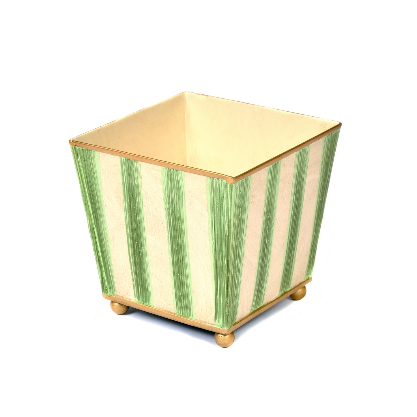Green Striped Planter Small Joanna Wood Shop