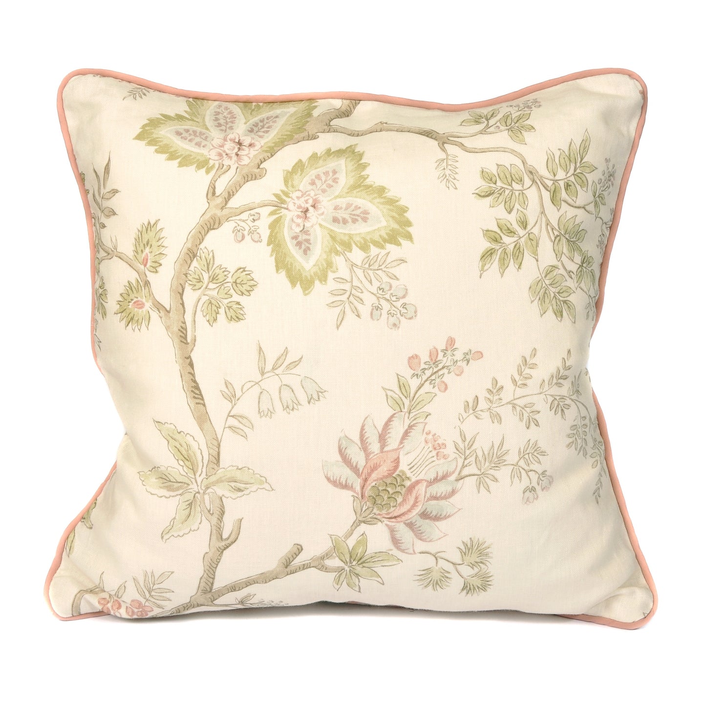 Indienne Cushion with Check Silk Back Joanna Wood Shop