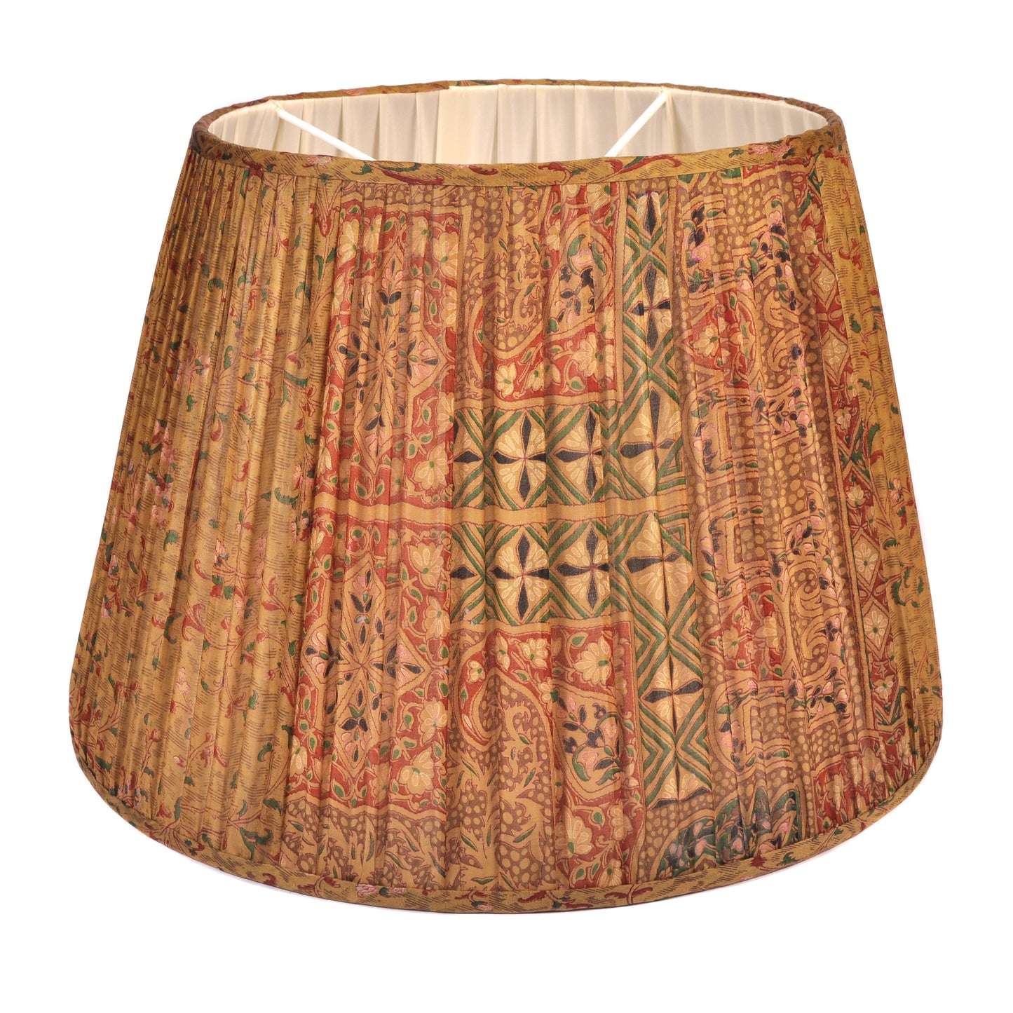 Gold Multi Silk Lampshade Joanna Wood Shop