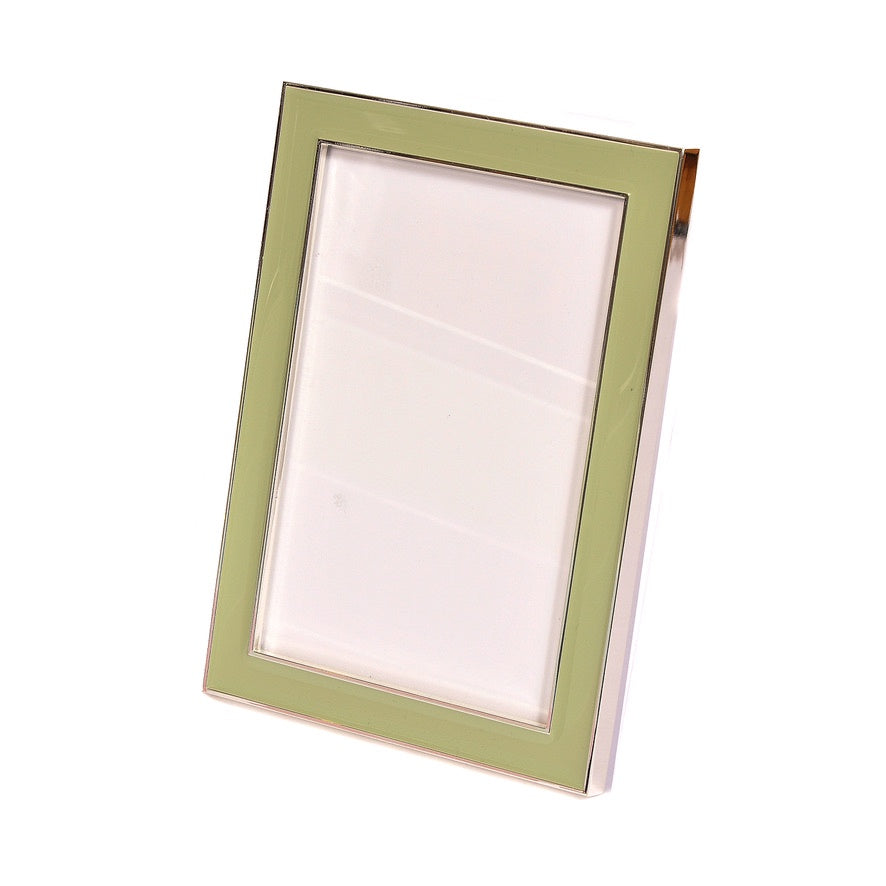 Sage Enamel Photo Frame 4x6 Joanna Wood Shop