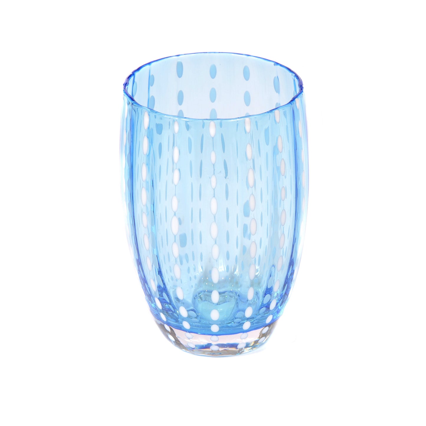 Turquoise Dappled Tumbler Joanna Wood Shop