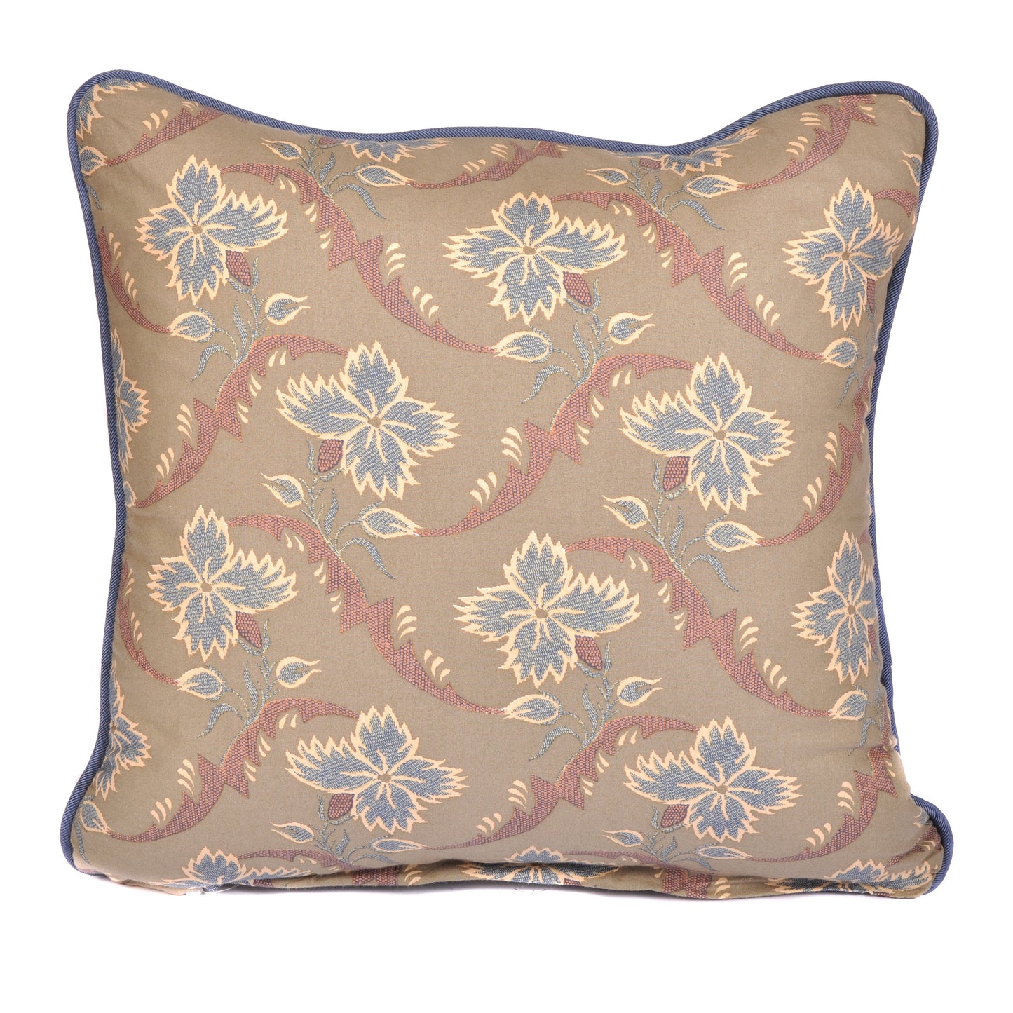 Vintage Taupe Floral Cushion Not specified